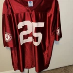 Ncaa Alabama Crimson Tide Football Jersey #25 Red White Officially Licensed. Fixed Price $13.00.