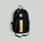 Nfl Pittsburgh Steelers Size 12X18 Backpack C1 6582 Black/yellow Casual 3 Pocket. Fixed Price $24.99.