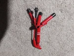 Wilson Pro Kick Football Holder-stand Red Collapsible/portable Adjustable Height. Fixed Price $10.00.