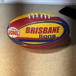Sherrin Brisbane Lions Football. Fixed Price $28.80.