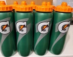 Gatorade 32 Oz Contour Squeeze Sport Water Bottle Workout Fitness Lot Of 8 - New. Fixed Price $33.99.