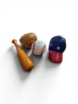 Cracker Barrel Salt And Pepper Shaker Set Of Four Baseball Theme. Fixed Price $12.00.