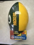 1998 Nerf Nfl Packers Original Turbo Football W/ Kicking Tee New Wrapper!. Fixed Price $30.00.