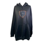 Majestic Chicago Bears Hoodie Mens 4XL Black Long Sleeve Embroidered. Fixed Price $36.99.