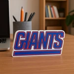 New York Giants Logo Sign 3D Printed Nfl Football Desk & Wall Display. Fixed Price $14.83.