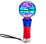 Light-up Star Magic Spinning Ball Flashing Toy Wand (7.5") Colorful Bright Led. Fixed Price $9.99.