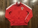 Rare 2014 Nike Croatia Soccer Training Track Jacket Red Medium (605353-657). Fixed Price $80.00.