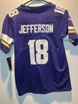Nwt! Youth Medium (10-12) Justin Jefferson #18 Minnesota Vikings Jersey. Fixed Price $55.99.