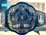 Las Vegas Raiders Super Bowl Football Nfl Championship Belt 2MM Brass. Fixed Price $137.89.