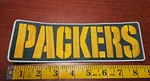 Green Bay Packers Big 8 1/2" Iron Embroidered Patch Free Shipping RC4. Fixed Price $13.99.