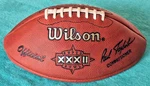 Super Bowl Xxxii (32) - Official Wilson Game Football Nfl Broncos Vs Packers. Fixed Price $78.95.