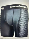 Coolomg Men Adult Padded Baseball Sliding Shorts With Cup Pocket Medium, Black. Fixed Price $14.00.