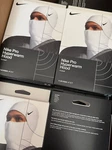 Nike Pro Hyperwarm Hood Therma Fit Unisex White Black Ski Mask Football Nib. Fixed Price $64.99.