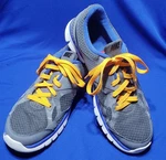 Nike Men's Flex Run Sneaker, Sz 10, Gray/blue/orn. Fixed Price $19.99.