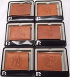 Mlb Embossed Trifold Leather Wallet With Gift Box -select- Team Below. Fixed Price $39.99.