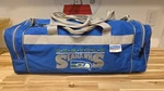 Ultra Rare Vintage Nfl Football Seattle Seahawks Gym Duffle Bag 24" Long. Fixed Price $189.99.