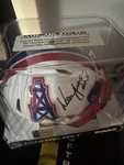 Warren Moon "hof 06" Inscription Signed Mini Helmet White Houston Football. Fixed Price $100.00.