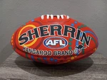 Used Sherrin Afl Football Kangaroo Brand Rubber Synthetic Made India (read). Fixed Price $80.00.