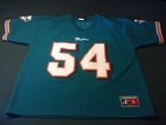 Dolphins Z.thomas # 54 Mint Logo Athletic Jersey Rn 63388 Large Guatemala. Fixed Price $21.95.