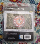 Bsi Products, Inc. Ncaa Louisiana Lafayette Ragin' Cajuns Flag With Grommets 3'. Fixed Price $16.00.