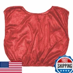 Champion Sports Adult Mesh Practice Scrimmage Vests - Red (pack Of 12). Fixed Price $81.94.