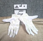 Adidas Adifast 3.0 Men's Football Receiver Gloves White/silver Size Xl Griptack. Fixed Price $28.00.
