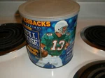 Dan Marino Star Quarterbacks Collectors Maxwell House Empty Coffee Tin 34.5 Oz.. Fixed Price $9.99.