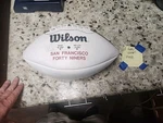 Wilson - Nfl San Francisco 49ERS Signed Ball 1988 Team Autograph. Fixed Price $80.96.