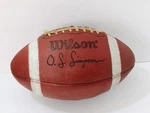 Oj Simpson Wilson Football F1420 Double Lined Genuine Cowhide Holds Air. Fixed Price $37.50.