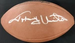 Johnny Unitas Signed Autographed Wilson Nfl Football Psa Loa. Fixed Price $399.00.