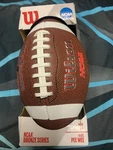 New In Box Wilson Ncaa Red Zone Bronze Series Pee Wee Size Football. Fixed Price $11.99.