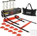 Agility Ladder Speed Training Quick Footwork Exercise Red 20FT Power Guidance. Fixed Price $33.09.