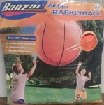 Banzai Star Basketball 22" Super Size Inflatable Durable Fabric Pool Summer. Fixed Price $29.99.