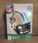 New Orleans Saints Nfl Mini Helmet 3D Brxlz Construction Toy Blocks 1520 Pieces. Fixed Price $20.00.