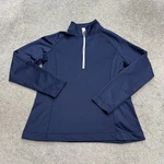 Cbuk Cutter & Buck 1/4 Zip Pullover Golf Jacket Mens Large Navy Blue Performance. Fixed Price $22.00.