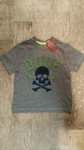 Arizona Dude Skull & And Crossbones Gray Blue Green T-shirt Top Toddler Boys 3T. Fixed Price $10.21.