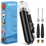 Pump Air Dual Action 3 Needles 2 Nozzles Basketball Football Soccer. Fixed Price $19.23.