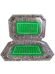 Vintage Touchdown Platter Football Snack Tray Ullman Co. Made Usa Set Of 2. Fixed Price $24.99.