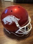 Arkansas Razorbacks Ncaa Officially Licensed Replica Football Helmet Red/white. Fixed Price $112.00.