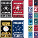 New Nfl Pick Your Team Home Room Office Bar Decor Parking Sign Fan Zone 12"X18". Fixed Price $18.97.