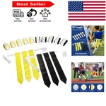 Football Set For Teams - 36 Nylon Flags & Adjustable Belts Included. Fixed Price $29.69.