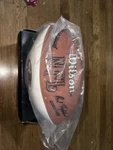 Wilson Official Nfl Autograph Football Pittsburgh Steelers Logo Made In Usa. Fixed Price $87.50.