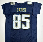 Antonio Gates #85 Autographed Navy Jersey Beckett Witness Chargers. Fixed Price $149.99.