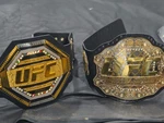 Set Of Ufc Legacy Fighting And Ulitimate Champion Title Belt 2MM Brass Adult. Fixed Price $289.99.