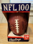 Vintage Rawlings Nfl 100 Anniversary Commemorative Football Top Grain Leather. Fixed Price $79.99.