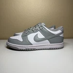 FB9109-123 Nike Dunk Low 'white Light Smoke Grey (gs)' New Size 5.5Y/7W No Lid. Fixed Price $74.99.