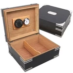 Humidor Supreme Ironsides Cigar Wood Box, HYGROMETER-25-50 Storage. Fixed Price $69.99.