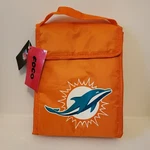 New Foco Nfl Miami Dolphins Fan Small Insulated Tote Lunch Bag Cooler Orange Nwt. Fixed Price $11.00.