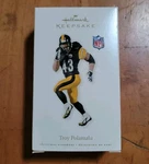 Hallmark Keepsake 2010 Ornament Troy Polamalu 43 Pittsburgh Steelers Lneuc Box. Fixed Price $16.00.