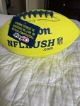 Wilson Signed Football PLAY60 Nfl Yellow. Fixed Price $34.30.